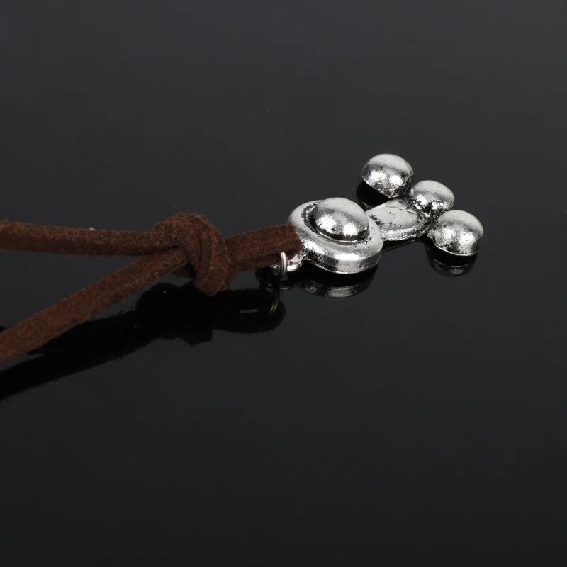 Belle на высоком каблуке подвеска-аркан ожерелье красавица и с рисунком из