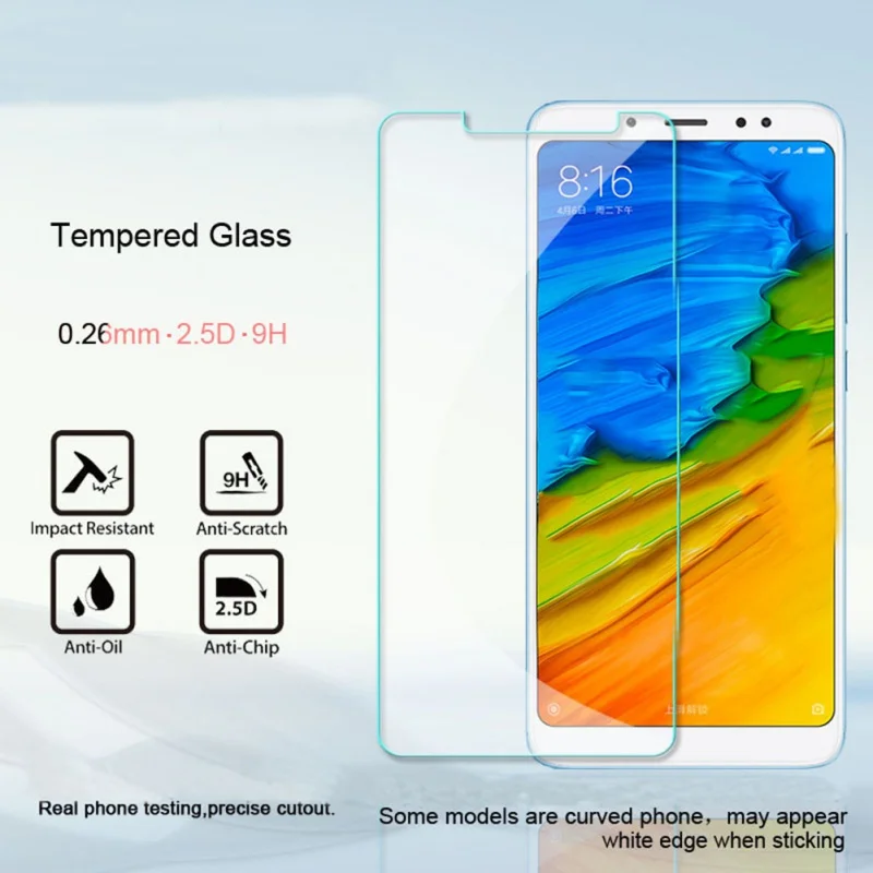 Горячая полная защита экрана из закаленного стекла для Xiaomi Redmi note 2/3 S/3X/3pro/4A/4X/Global 2