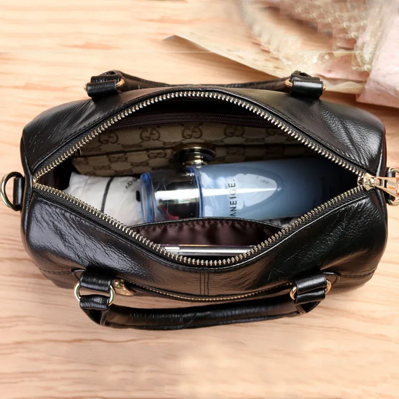 Женская сумка мессенджер Norbinus из натуральной воловьей кожи|cowhide handbag|designer