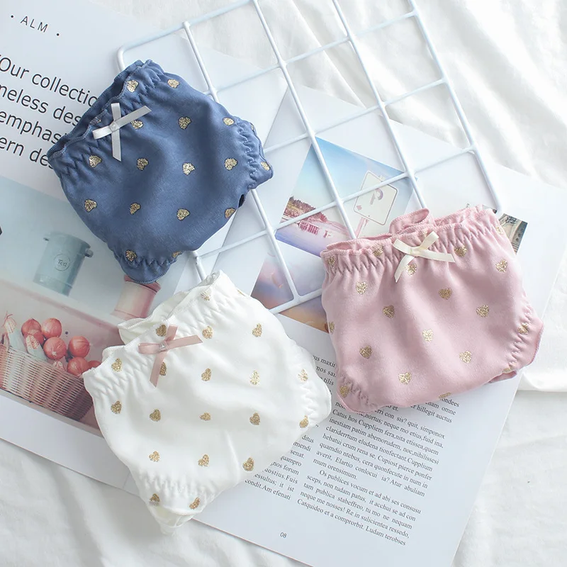 SP & CITY милые трусики с блестящими сердечками для девочек женское тонкое кружевное