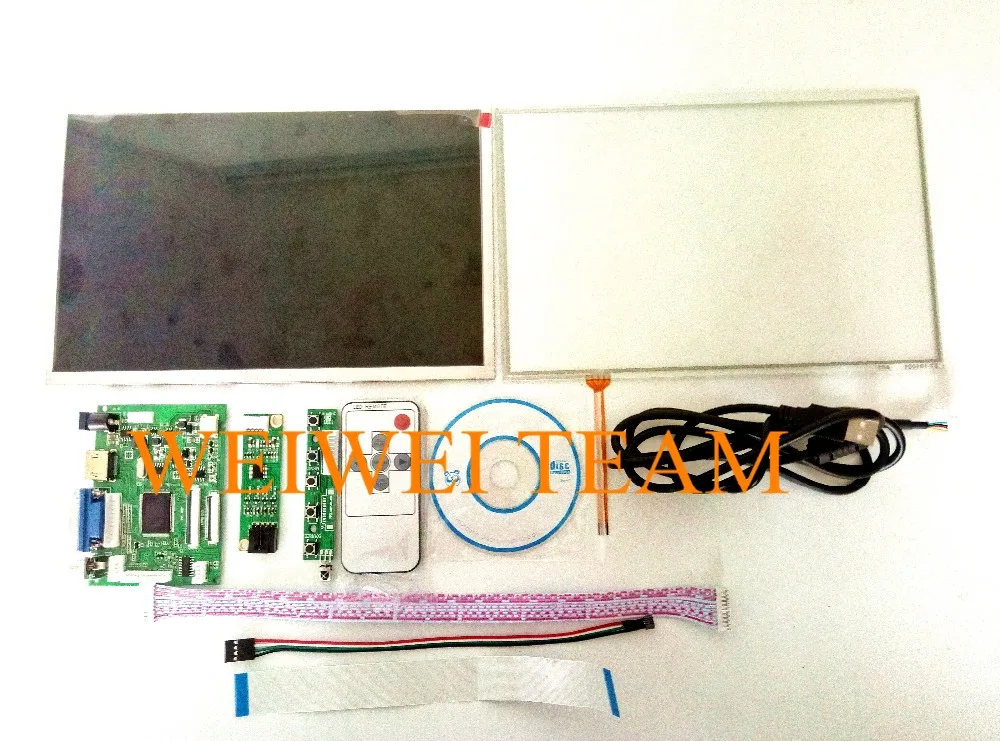 Raspberry Pi 3 Дисплей 10. 1 дюйм ЖК дисплей VGA сенсорный Экран Панель модуль 1280*800 монитор