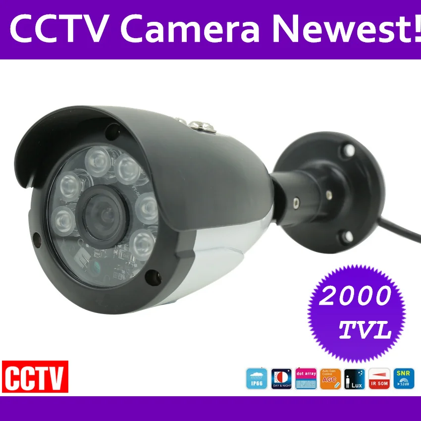 Waterproof IP66 2000tvl CCTV Camera 1/3 Sony CCD with Night vision Day/Night Home Protection IR distance 50m Freeship | Безопасность и