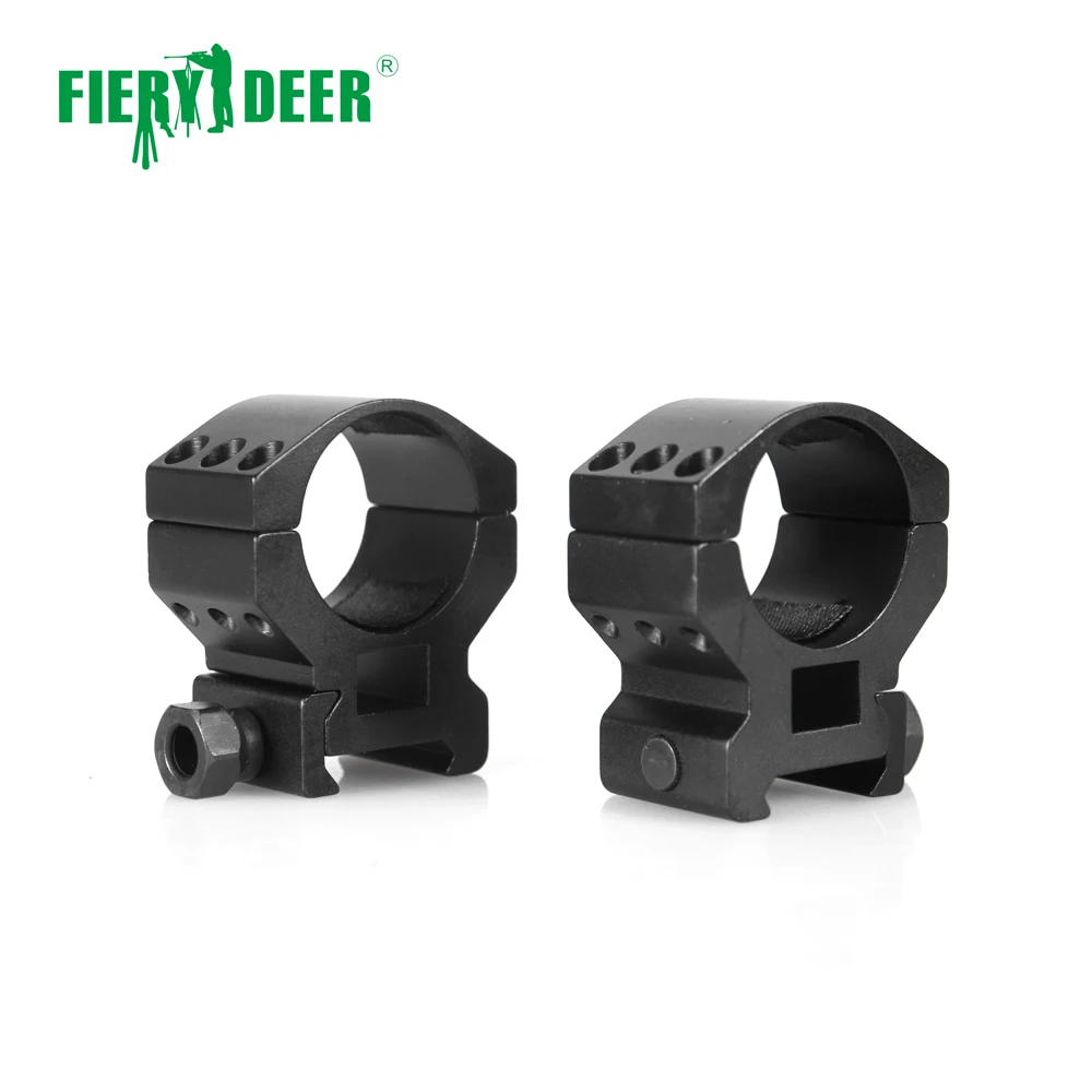 

Fiery Deer Optical Sight Bracket Scope Mount Rings 20mm Rail Ring Outdoor Camping Hunting Tool / M3014