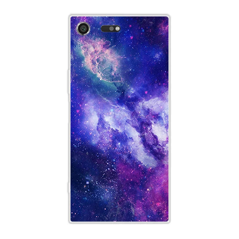 Для Sony Xperia XZ Премиум ТПУ Силиконовые Мягкий Scen Прозрачный чехол для телефона 5 46