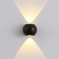 6w round ball wall lamp bedroom bedside corridor aisle staircase hotel project wall light outdoor waterproof wall lights