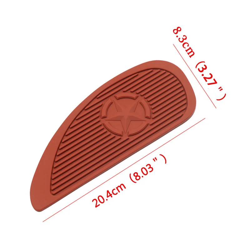 3D 3 цвета ретро мотоцикл кафе гонщик газовый топливный бак наклейка наклейки Pad