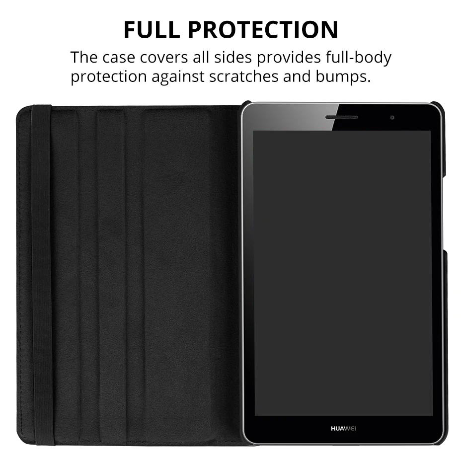 Вращающийся на 360 градусов чехол для huawei MediaPad T3 8,0 KOB-L09 KOB-W09 складной чехол-подставка PU чехол для Honor Play Pad 2 Чехол на планшет 8 дюймов