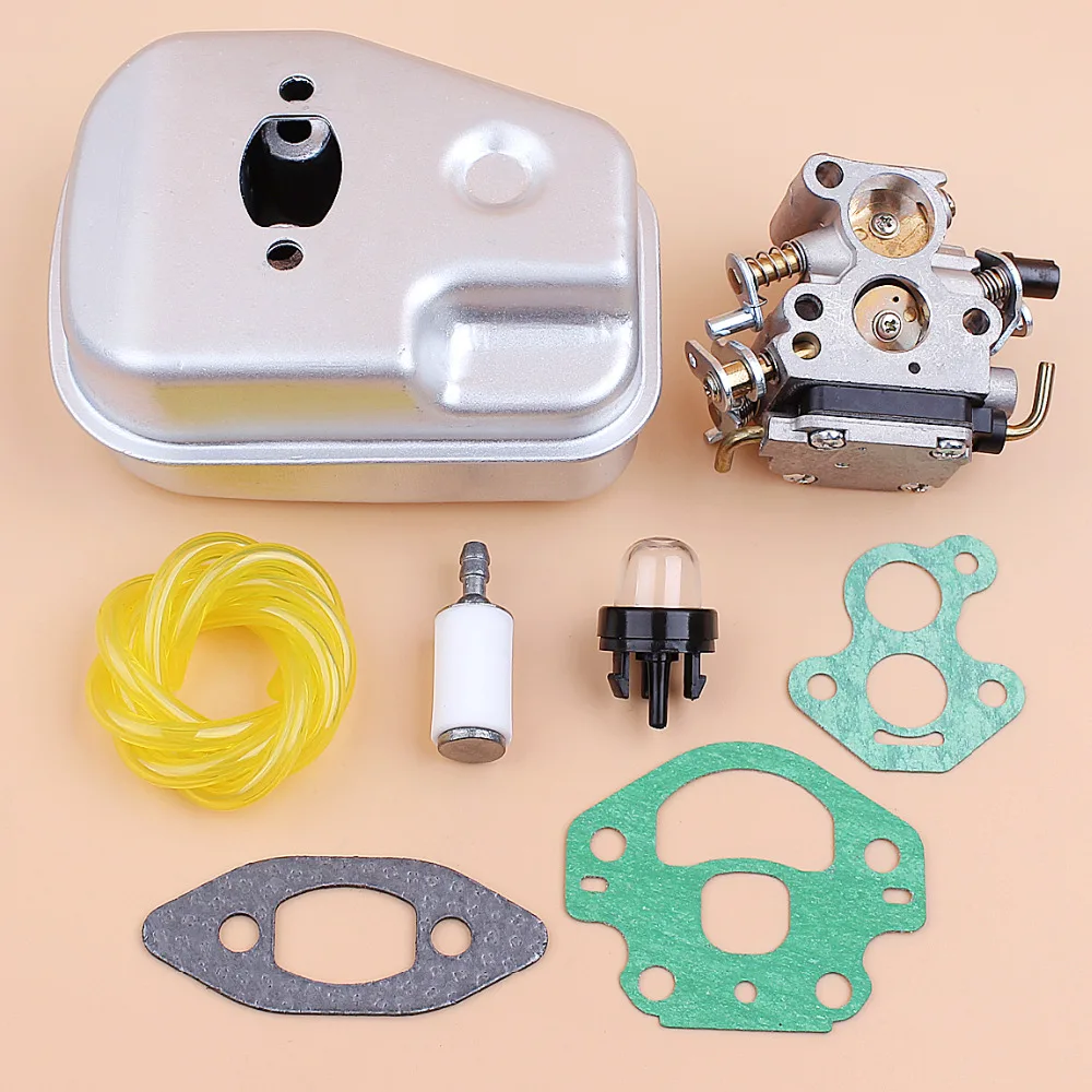 Carburetor Muffler Gasket Fuel Hose Filter Kit Fit HUSQVARNA 240 240E 235 235E Gas Chainsaw Parts 545180843 574719402 | Инструменты
