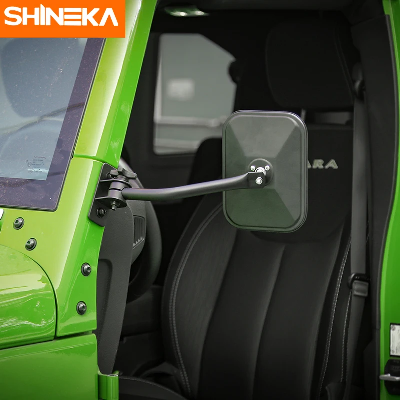 Зеркало внешнее SHINEKA для Jeep Wrangler JK TJ CJ LJ|views|view mirrorview door |