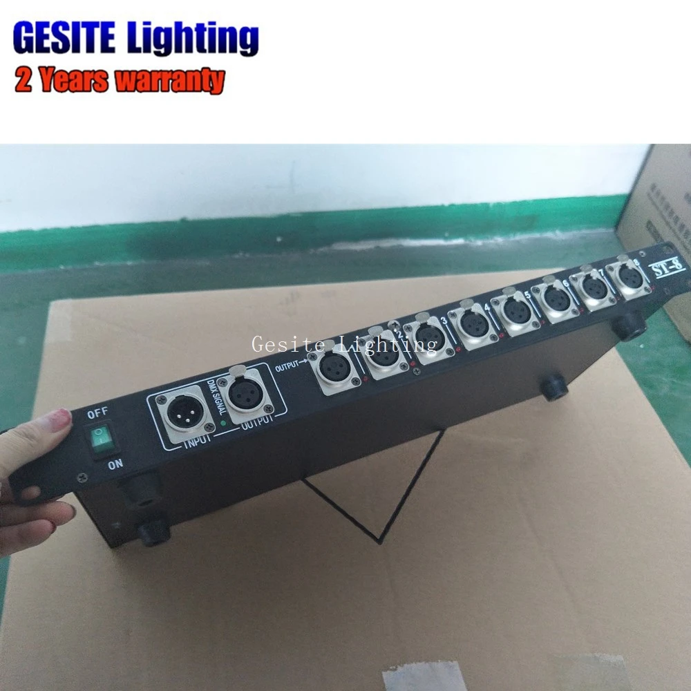 

Лучшие 8CH DMX512 сценические огни разделитель усилителя сигнала 8 way DMX