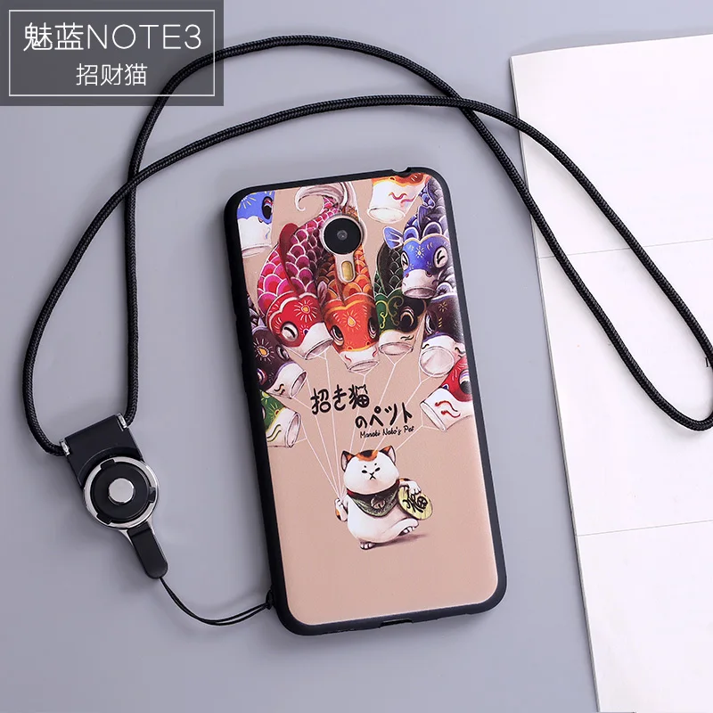 For Meizu M3 Note Case Soft Silicone Back Cover Meilan 3 M3Note Cartoon Painting Protective Phone Cases Fundas |