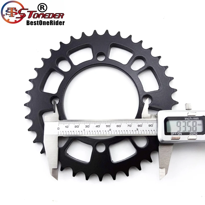 Задняя зубчатая Звездочка STONEDER 428 76 мм 37 для 50cc - 190cc CRF50 SSR YCF IMR Atomik Thumpstar BSE Apollo Kayo DHZ