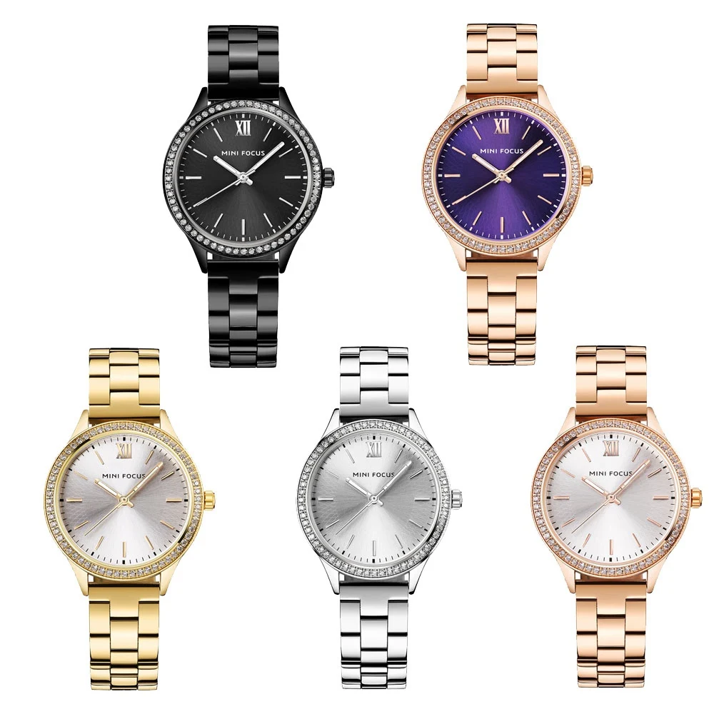 

MINIFOCUS Women Watches Top Brand Luxury Fashion Female Quartz Wrist Watch Ladies Clock Girl Relogio Feminino MF0043L.01