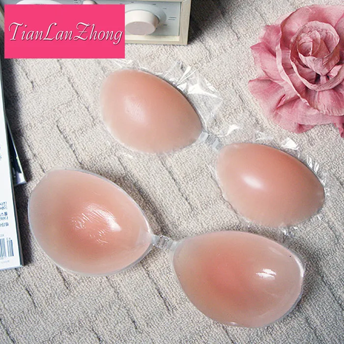 50 PCS/ Fashion Ladies' Women's Sexy Stealth Bra Silicone Adhesive Push Up Strapless Free Shipping