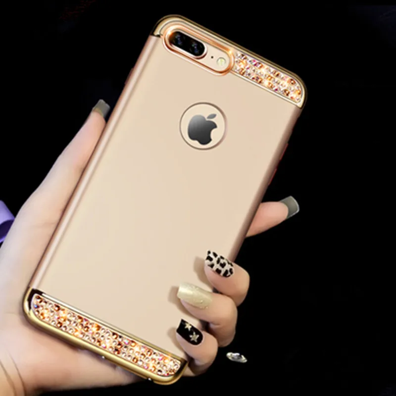 Bling Diamond Mirror Soft TPU Silicone Case for iphone X Coque 7 8 plus case 6 6S PLUS 5 5C 5S SE Cover |