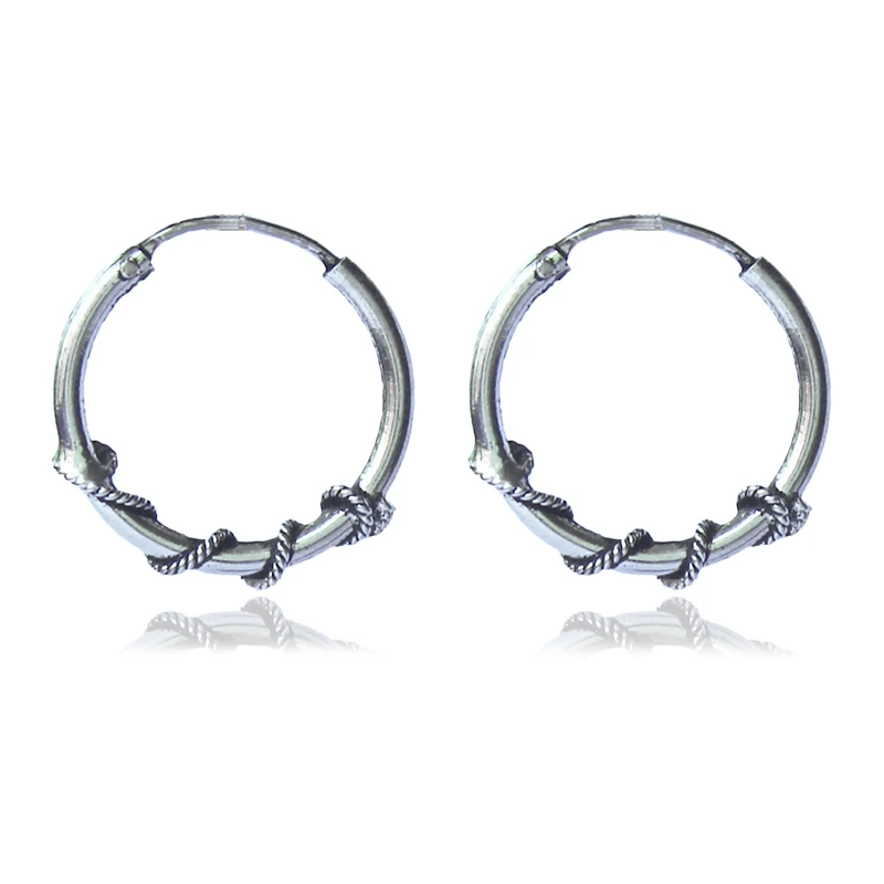 

ISINYEE Fashion Tiny Small Stud Earrings For Women Girls Man Men Punk Hip Hop Earring Brincos Silver Round Circle Ethnic Jewelry