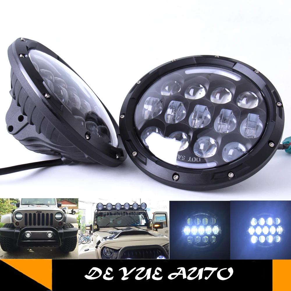 Для Nissan Patrol Safari UAZ Hunter 105W 7 &quotсветодиодный светильник на голову с низким и дневным