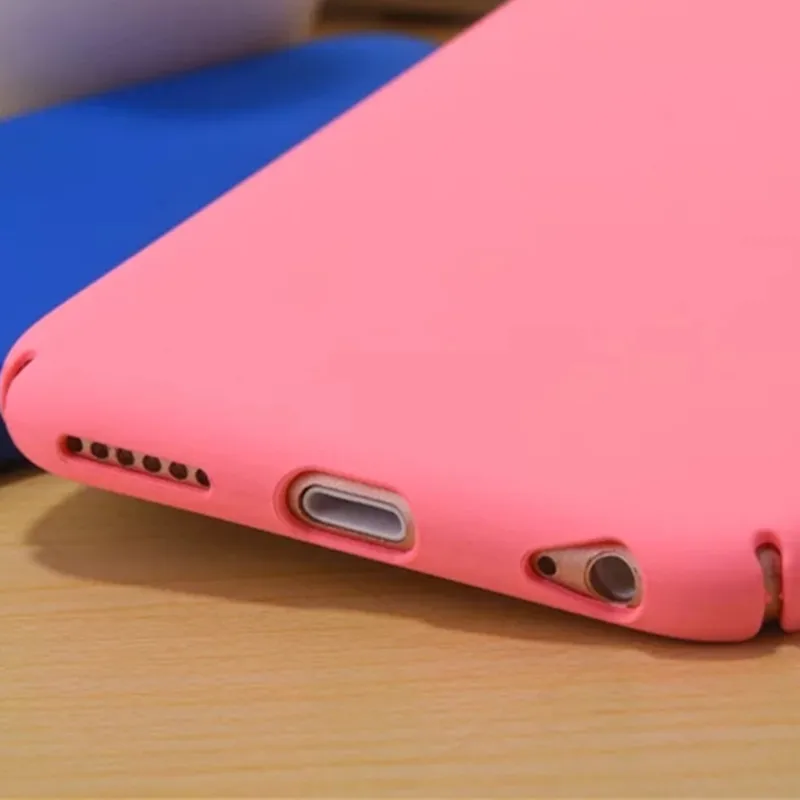 Однотонная одежда защитная задняя Жесткий PC чехол для iphone 7 8 Plus специальный 6 6s 5 5s
