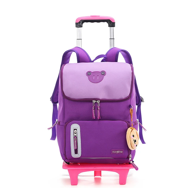 Класс 2 6 Дети Мальчики Девочки Тележка школьный рюкзак багаж книга сумки