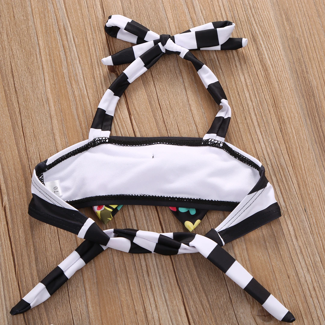 Комплект бикини для малышей/мам из двух предметов семейный купальник с цветочным