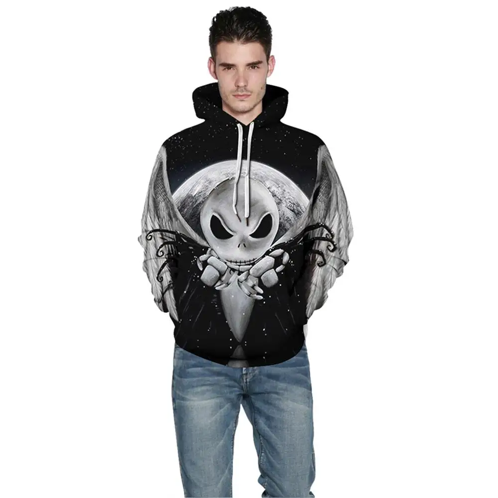 Женская и мужская толстовка с капюшоном одежда для влюбленных унисекс 3D принтом