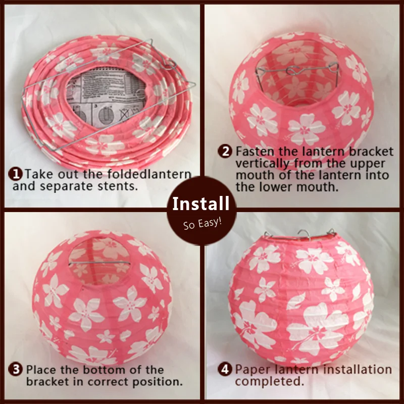 8 &quotКрасный фантазия Китайский Новый год украшения дома бумажные фонари Дети