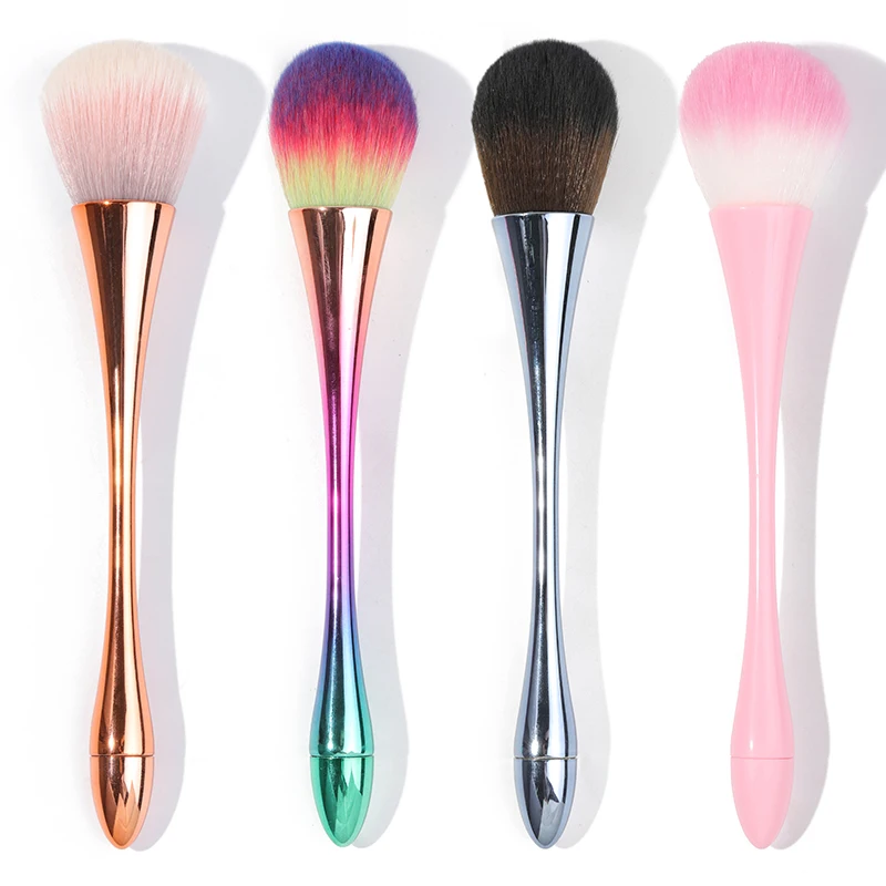 Очищающая щетка для ногтей 1 шт. очистки от пыли нежный УФ блеск удаление геля