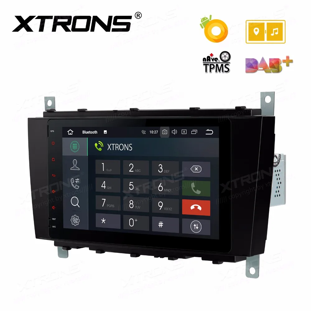 Автомобильный стерео радио плеер XTRONS Android 8 0 GPS без DVD для Mercedes Benz w210 2005 2006 W203 C180 C200