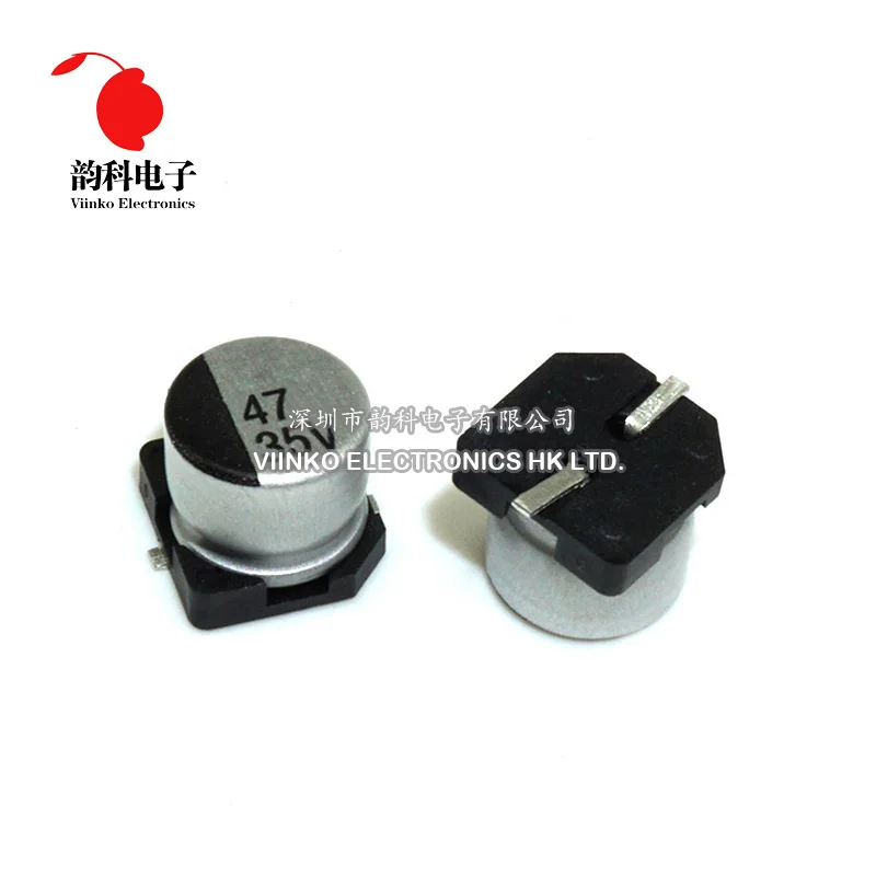 10 шт. SMD 10V 16 V, алюминиевая крышка, 25В 35В с алюминиевой крышкой, 50В 100 мкФ 220 мкФ 470 мкФ 1000 мкФ 1 мкФ 2,2 мкФ 4,7 мкФ 10 мкФ 22 мкФ 47 мкФ 2200 мкФ Алюминий электролитический конденсатор с алюминиевой крышкой