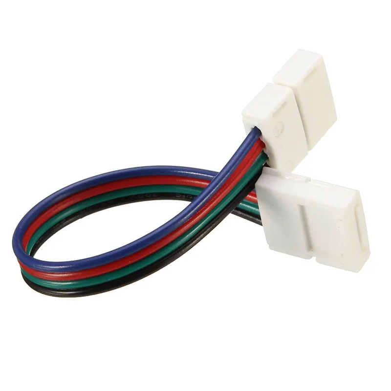 10 мм 10/30/50/100 см 4 Pin RGB Светодиодная лента светильник для подключения к 5050