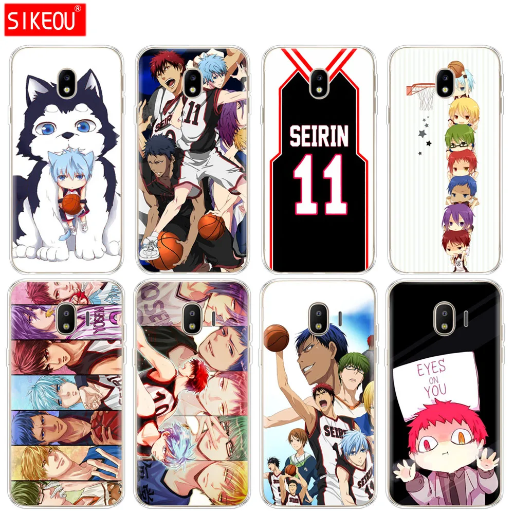 Силиконовый чехол для телефона Samsung Galaxy J3 J5 J7 2017 года J330 J530 J730 PRO j2 2018 Kuroko no Basket kawaii