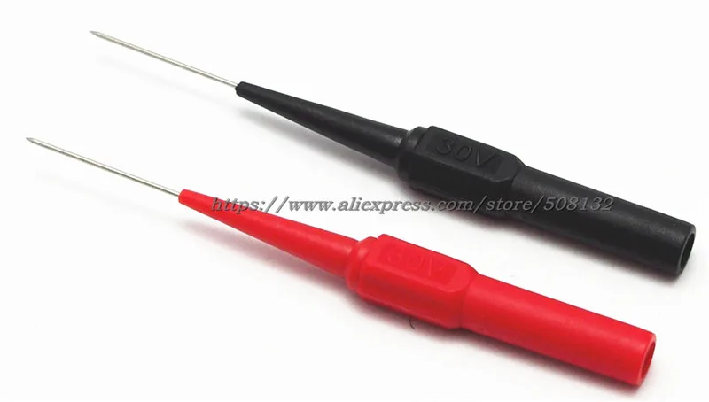 Изоляционные Пружинные тестовые наконечники для банана диаметром 4 мм зонды