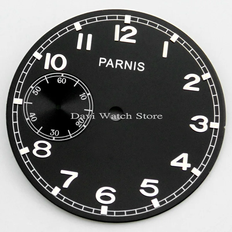 Часы Parnis 38 9 мм с черным циферблатом подходят для eta 6497 часы чашкой st36|watch face|watch dialeta