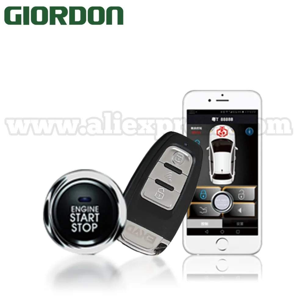 Универсальный бесключевой доступ комфорт PKE телефон приложение дистанционный