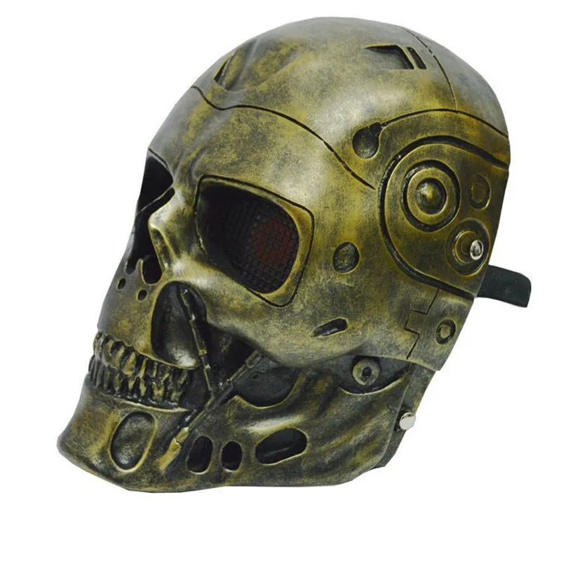 Хэллоуин COS шлем Терминатора ужас CS Пейнтбол призрак жуткий Смола маска маскарад