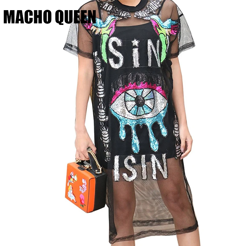 Платье Харадзюку с голографическим принтом фестивальный Рейв одежда для женщин