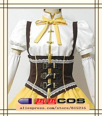 Костюм для косплея Puella Magi Madoka magoca Tomoe Mami полностью изготовленный на заказ