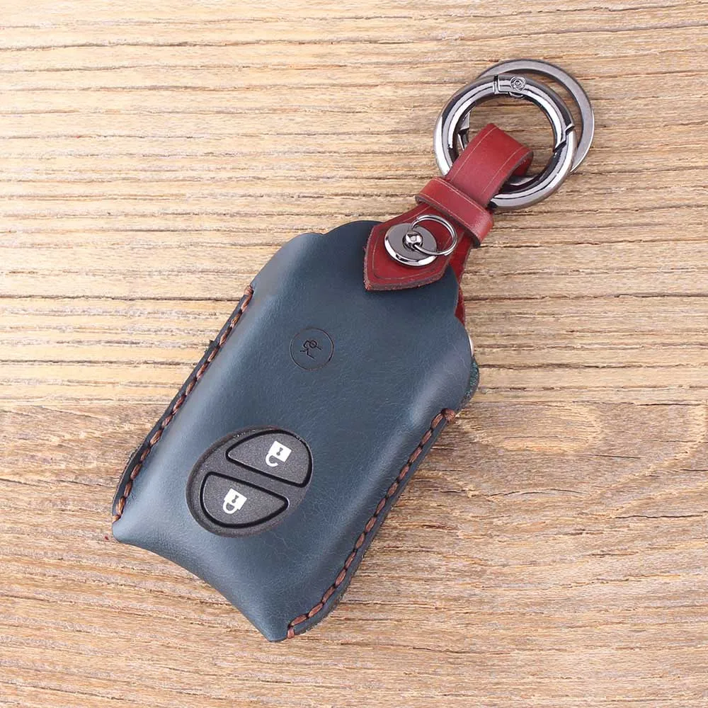 KEYYOU ключ-брелок с флип-корпусом с 3 кнопками для ключей для Lexus IS250 ES350 GS350 LS460 Брелок Кожаный Автомобильный ключница в виде ракушки - Название цвета: color 3