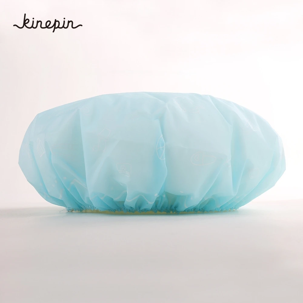 1PC Environmental material Thin Women Shower Caps Solid color Bath Hair Cover Adults Waterproof Bathing Cap Wholesale | Красота и