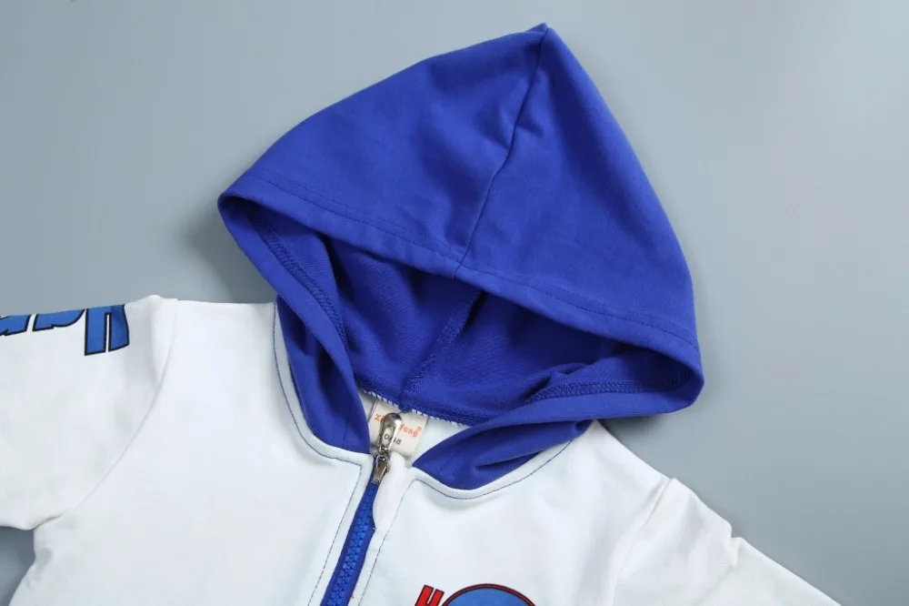 BibiCola spring autumn boys clothing sets cartoon hooded pattern suits casual sport clothes hoodies outerwear |