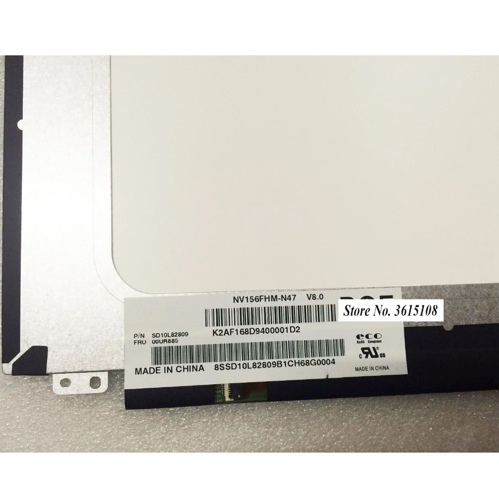 Жк-экран 15 6 дюйма для смартфонов V8.0 NV156FHM N47 Lenovo FRU 00UR885 1920X1080 сменная панель дисплея