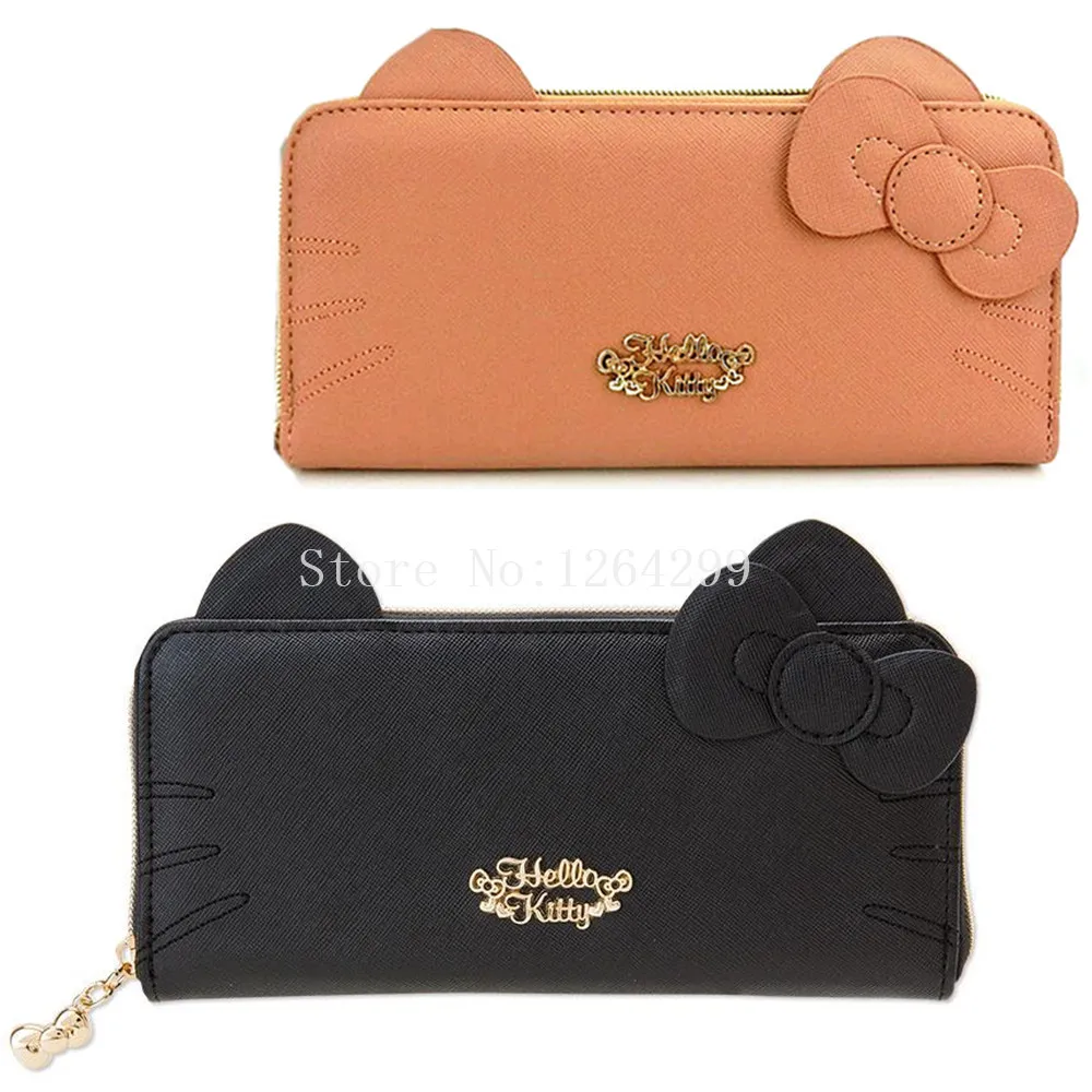 

New Fashion KT Girls Kids PU Long Wallets For Children Gifts