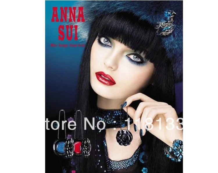 Rose Eye Shadow Box Empty Jar Fashion Black DROP SHIPPING |