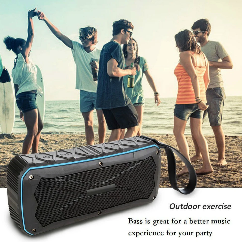 Открытый динамик Портативный Водонепроницаемый Bluetooth динамик для верховой езды альпинистские велосипедные колонки громкой связи TF карта аудио музыкальный центр