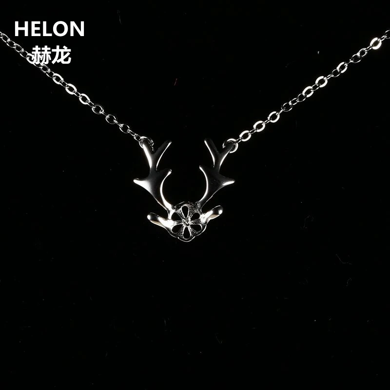 Женское Ожерелье из стерлингового серебра 925 пробы белого золота с