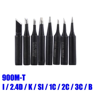 8 шт.лот бессвинцовые наконечники паяльника 900M-T-I 900M-T-K 900M-T-B для паяльной станции 936