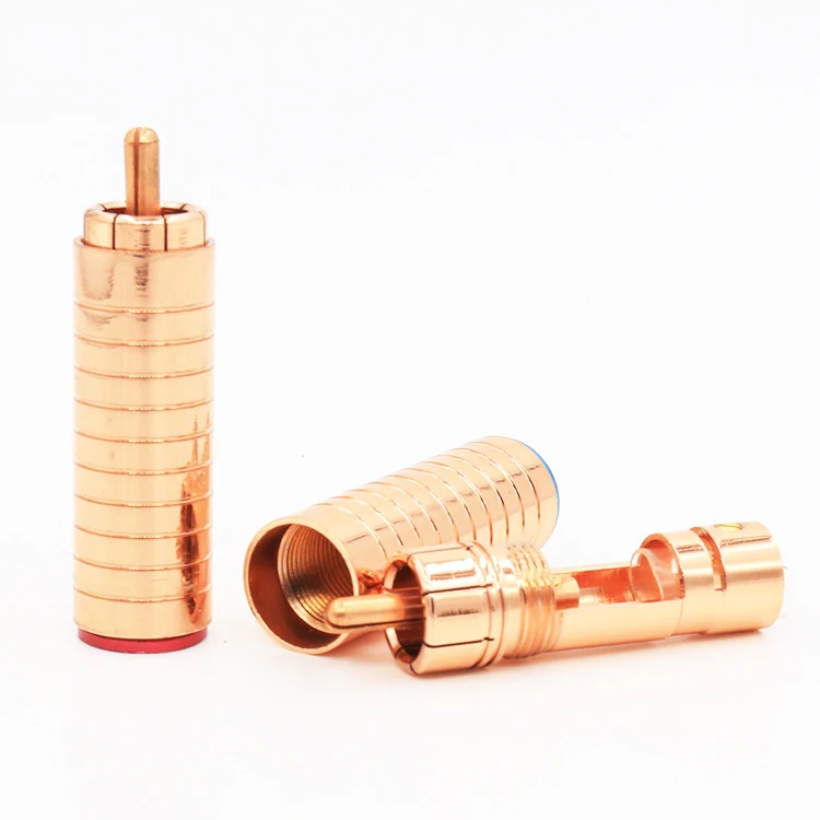 VR003 RCA разъем красный медный аудио видео адаптер разъемы для пайки|adapter plug|solder rca