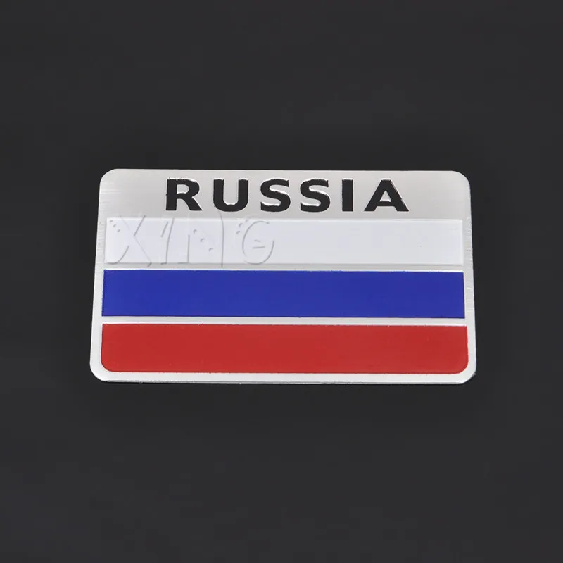 Наклейка для автомобиля с российским флагом Эмблема BMW Audi VW Ford Nissan Toyota Kia Lada Honda