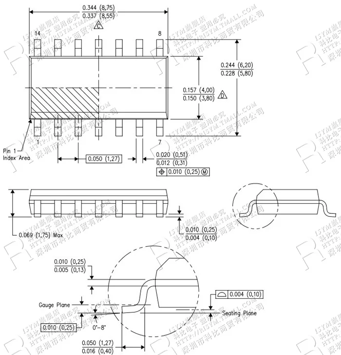 Новый оригинальный LF347 LF347DR операционный усилитель чип SOP14 | Электронные