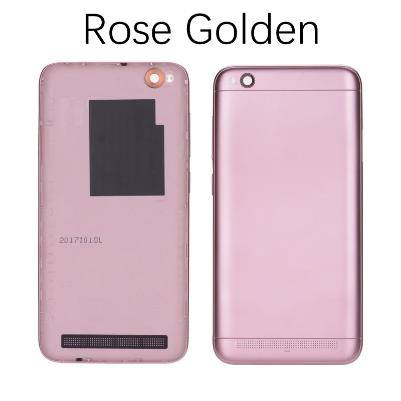 Задняя крышка для Xiaomi Redmi 5A на батарею золотой - Цвет: Rose Gold